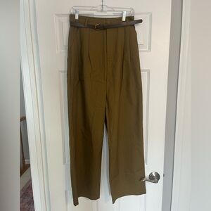 NWT Cider Women’s Olive Green Pants with Belt